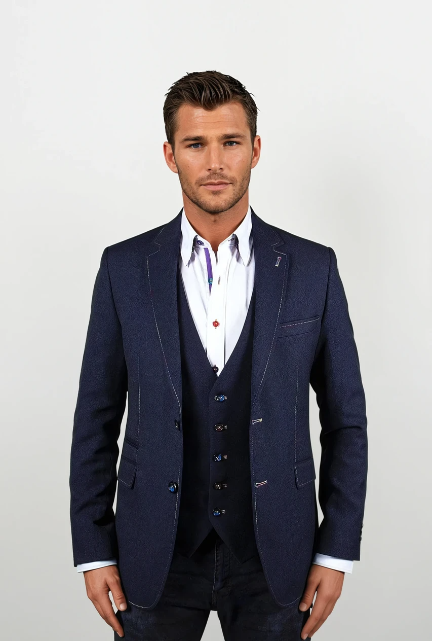 Claudio Lugli Signature Fitted Jacket and Waistcoat